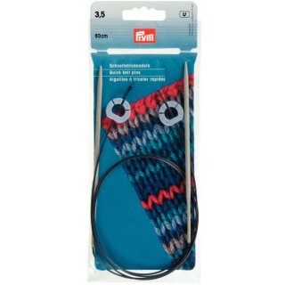 Abverkauf - 218917 Schnellstricknadeln Flex ALU 60 cm 3,50 mm