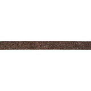 Abverkauf - 919825 Samtband 16 mm dunkelbraun RO à 5m