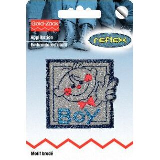 Abverkauf - 925501 Applikation selbstklebens/aufbügelbar Boy