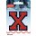 Abverkauf - 925731 Applikation Buchstabe X