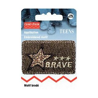 Abverkauf - 925772 Applikation rechteckig Brave grün