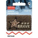 Abverkauf - 925772 Applikation rechteckig Brave grün