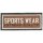 Abverkauf - 925812 Applikation Label Sports Wear braun