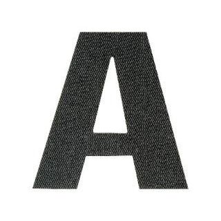 Abverkauf - 925823 Applikation Buchstabe A schwarz