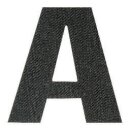 Abverkauf - 925823 Applikation Buchstabe A schwarz