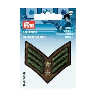 Abverkauf - 926600 Applikation Military Abzeichen grün
