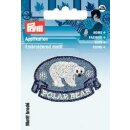 Abverkauf - 925554 Applikation Patch POLAR BEAR blau