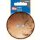 Abverkauf - 318193 Knopf 2-Loch Kokos rund 70 mm beige
