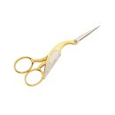 Stickschere "Storch" gold 3,5" / 9 cm