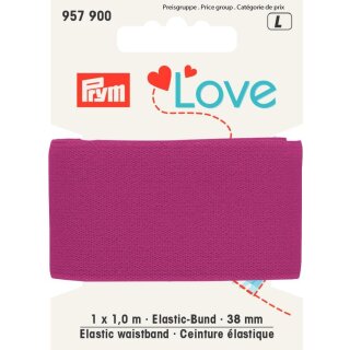 Abverkauf - 957900 Prym Love Elastic-Bund 38 mm pink