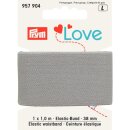 Abverkauf - 957904 Prym Love Elastic-Bund 38mm grau