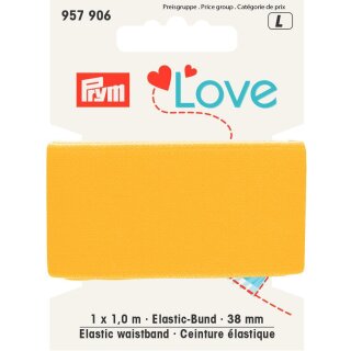 Abverkauf - 957906 Prym Love Elastic-Bund 38 mm gelb