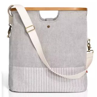 612560 Store & Travel Bag canvas & bamboo S grau - ST á 1 ST