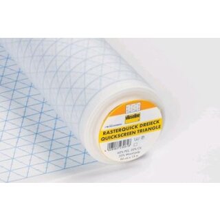 Rasterquick Dreieck nähbar weiss  Breite 90 cm Länge 15 m / Preis per m