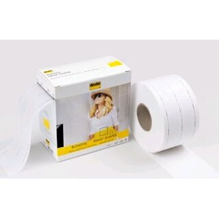 Stanzband GP 5 (Bundfix) weiß / 10-30-30-10 mm x 50 m / Preis per Stück - RESTBESTAND