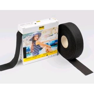 Perfekt Saum schwarz Breite 4 cm Länge 50 m / Preis per Stück - RESTBESTAND