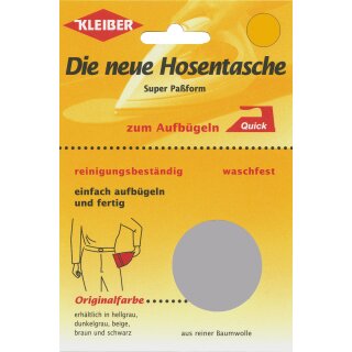 Quick-Ersatzhosentasche 2x 23 cm x 18,5 cm / beige