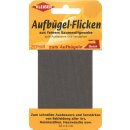 Zephir-Aufbügel-Flicken 30 cm x 6 cm / schwarz