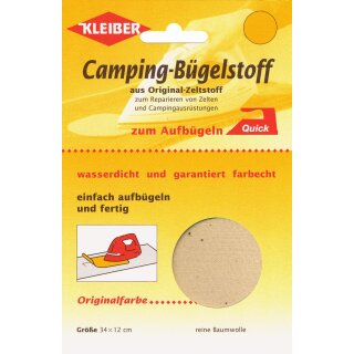 Quick-Camping-Bügelstoff 34 cm x 12 cm / anthrazit