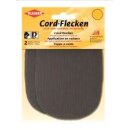 Cord-Flecken 2x 13,5 cm x 10 cm / gruen - Restbestand