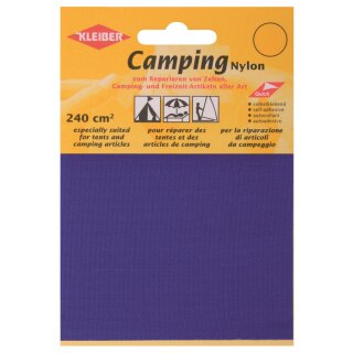 Camping-Nylon 2x 10 cm x 12 cm / hellgrau