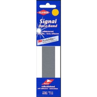 Signal-Deco-Band 3M 150 cm x 2 cm / silber
