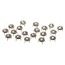 Ziernieten Punkte Ø 6 mm / pink