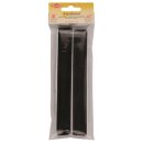 Klettband selbstklebend 25 mm x 1 m / schwarz