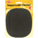 Nappa-Lederflecken 2x 12,5 cm x 10 cm / dunkelblau