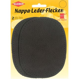 Nappa-Lederflecken 2x 12,5 cm x 10 cm / beige