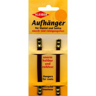 Mantelhaenger 2 Stk. / braun - Restbestand