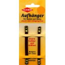 Mantelhaenger 2 Stk. / braun - Restbestand
