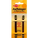 Mantelhänger 2 Stk. / braun