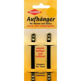 Mantelhänger 2 Stk. / schwarz