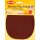 Besatz-Flecken oval 2x 11 cm x 8,5 cm / rot