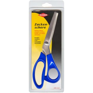 Zackenschere, blau 920-43