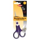 Soft-Touch-Bastelschere 140 mm / blau