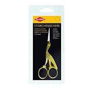 Storchenschere 11,5 cm  / gold