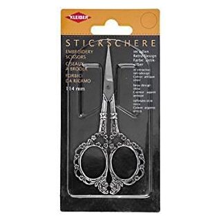 Stickschere 114 mm / antik silber