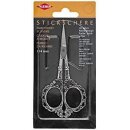 Stickschere 114 mm / antik silber