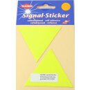 Signal Sticker große Dreiecke   2 x 6,7cm x 5,8 cm...