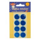 Reflex-Sticker Punkte blau
