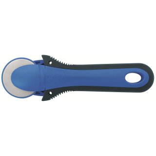 Rollschneider "Kai" 45 mm mit blauem Gummigriff