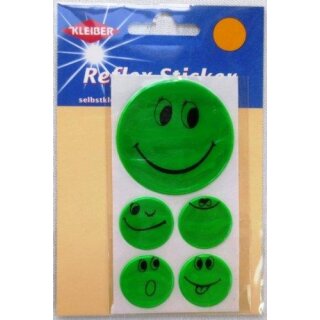 Reflex-Sticker, Smily, grün 611-23 - nicht mehr lieferbar - Restbestand