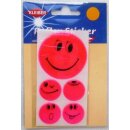 Reflex-Sticker, Smily, pink 611-24 - nicht mehr lieferbar...