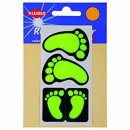 Reflex-Sticker Füße grün