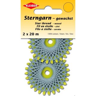 Sterngarn 2 x 20 m / grau