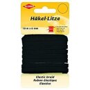 Häkel-Litze 6 mm x 10 m / schwarz