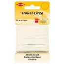 Häkel-Litze 6 mm x 10 m / weiß