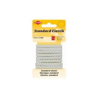 Standard-Elastik 5 mm x 3 m / weiß